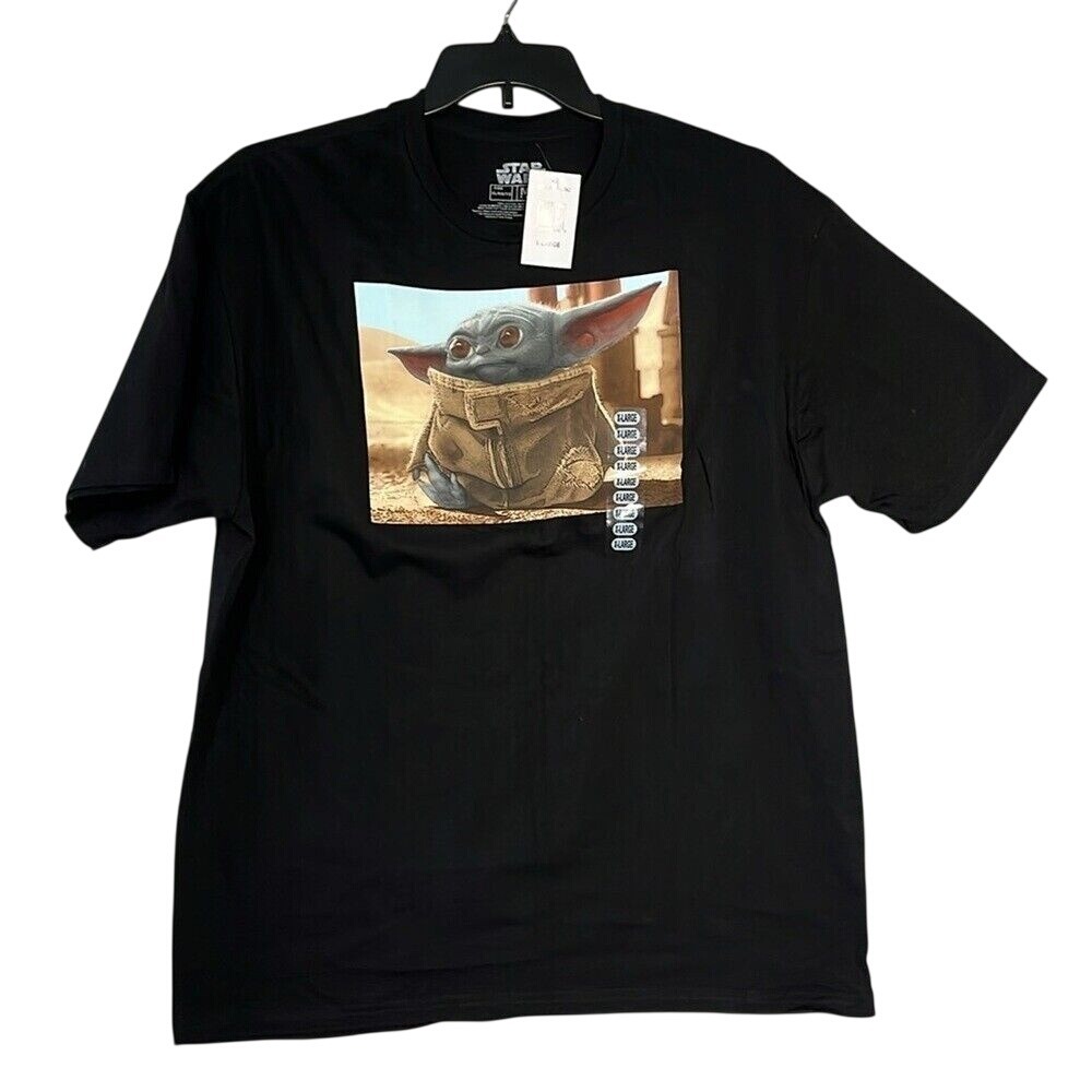 Mad Engine Star Wars Grogu Short Sleeve Tshirt Mens XLarge Mandalorian‎ NWT